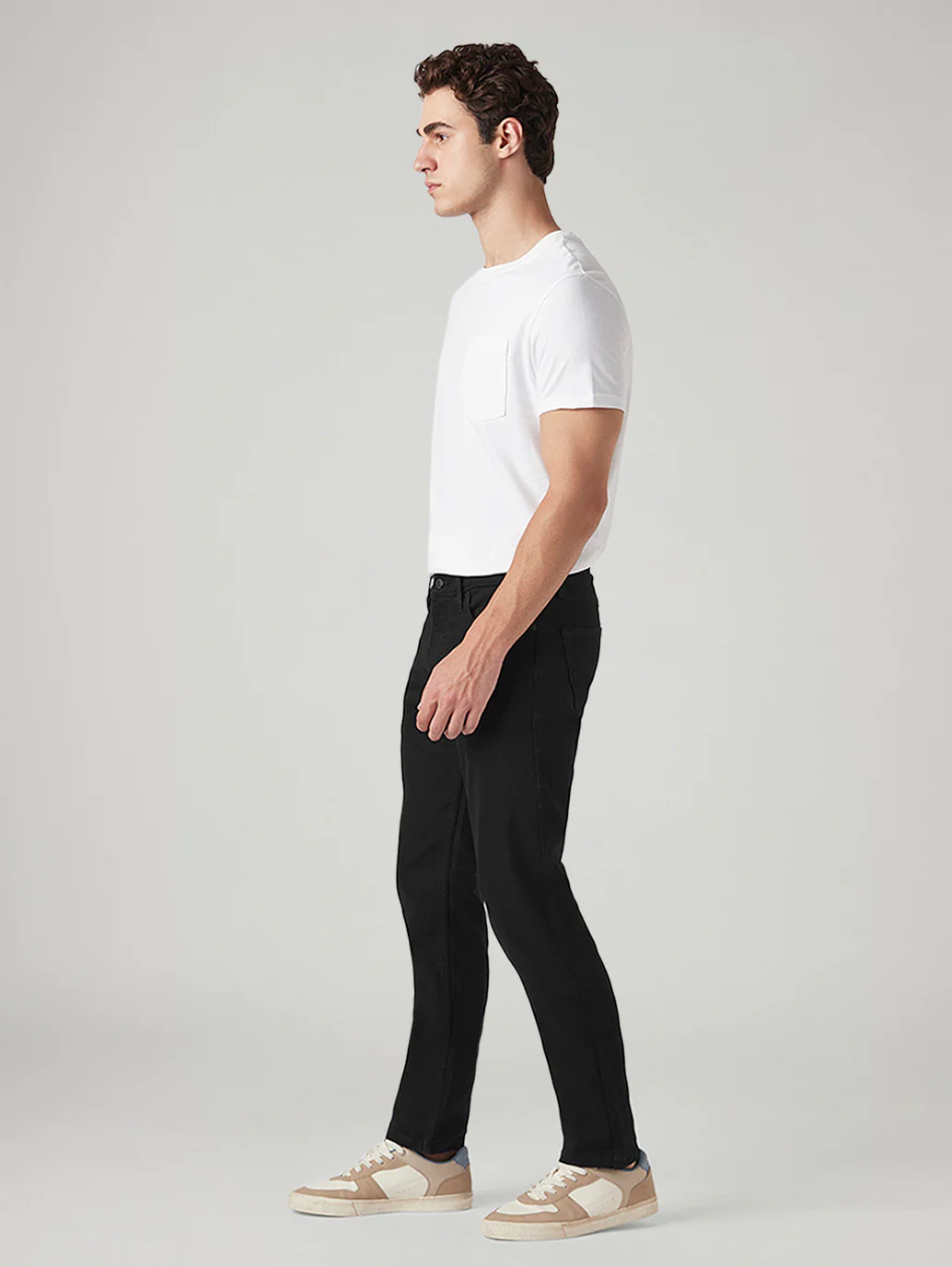 Men's 511 Black Slim Fit Mid Rise Jeans - Image 6