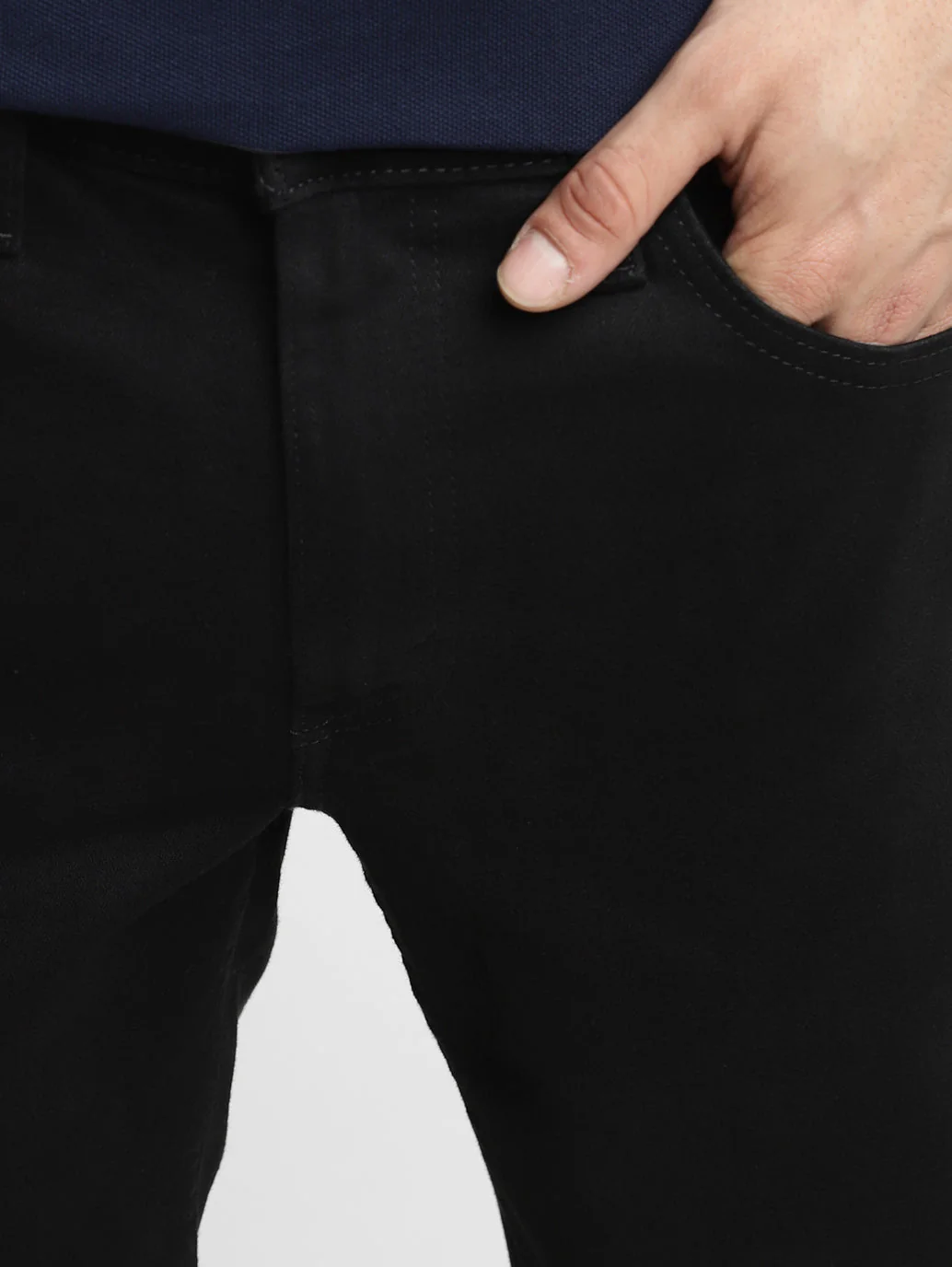 Men's 511 Black Slim Fit Mid Rise Jeans - Image 7