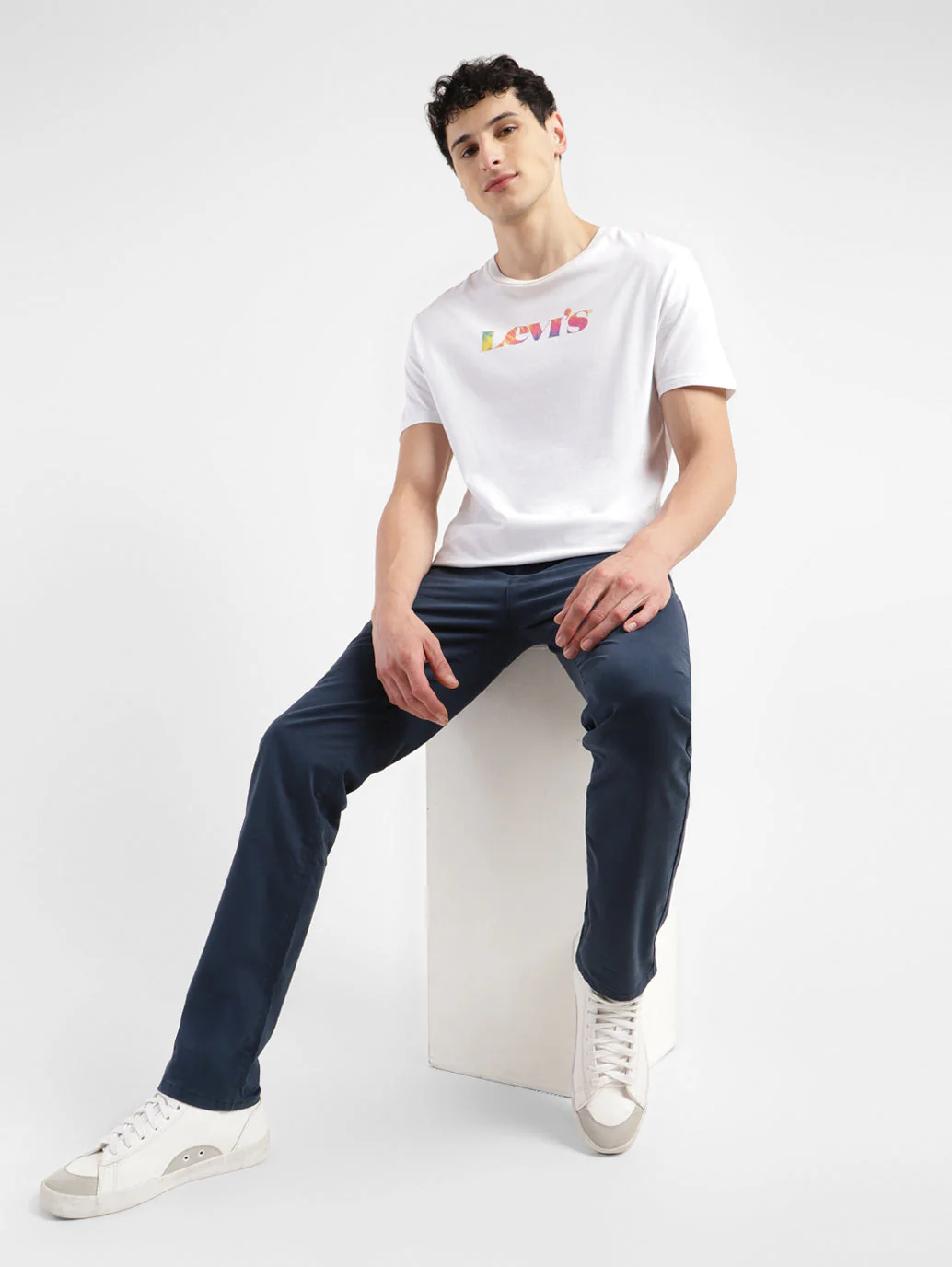 Men's 511 Blue Slim Fit Chinos - Image 3