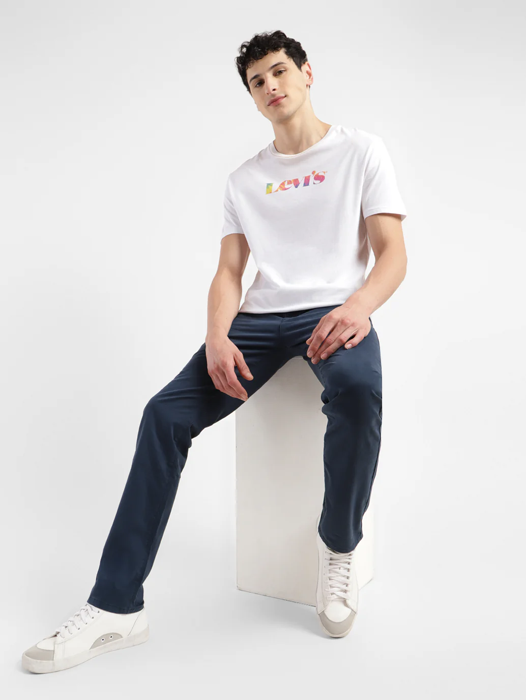 Men's 511 Blue Slim Fit Chinos - Image 9
