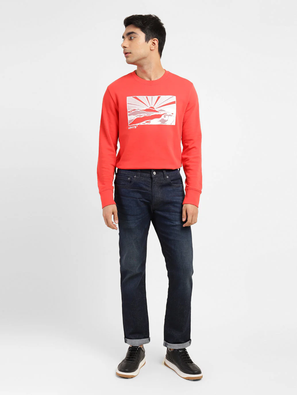 Men's 511 Blue Slim Fit Mid Rise Jeans - Image 8