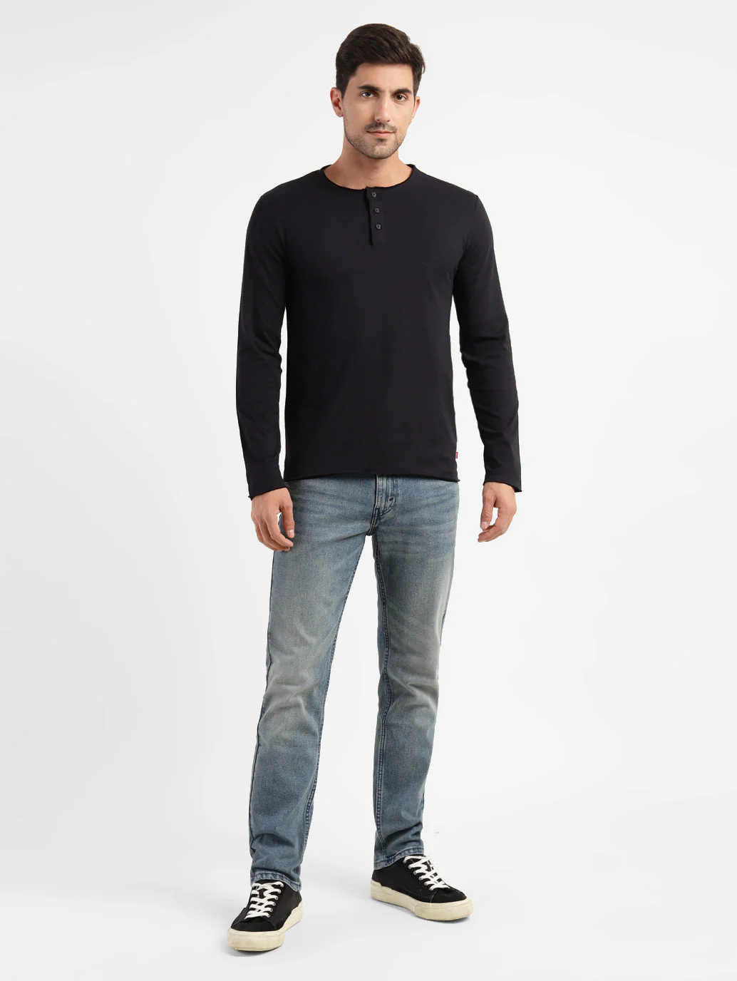 Men's 511 Blue Slim Fit Mid Rise Jeans - Image 6