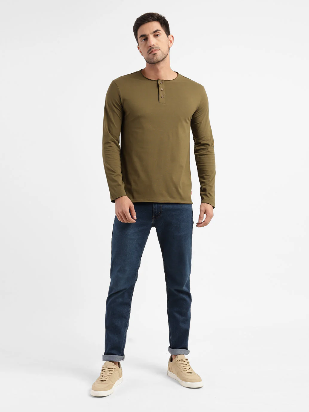 Men's 511 Blue Slim Fit Mid Rise Jeans - Image 6