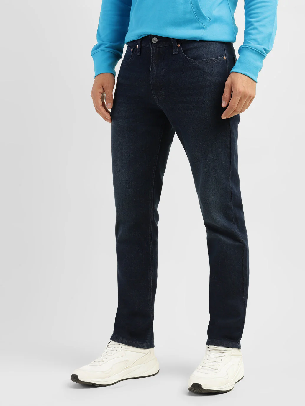 Men's 511 Blue Slim Fit Mid Rise Jeans - Image 3