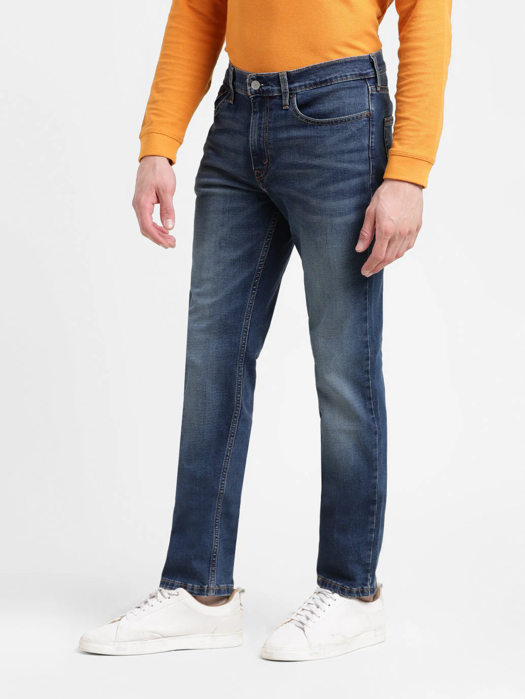 Men's 511 Indigo Slim Fit Mid Rise Jeans - Image 5