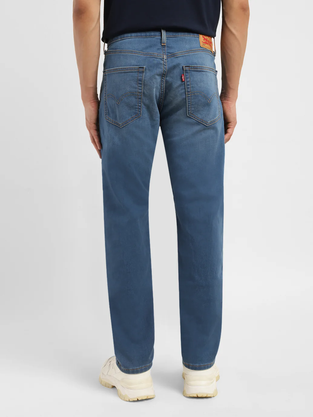 Men's 511 Blue Slim Fit Mid Rise Jeans - Image 2
