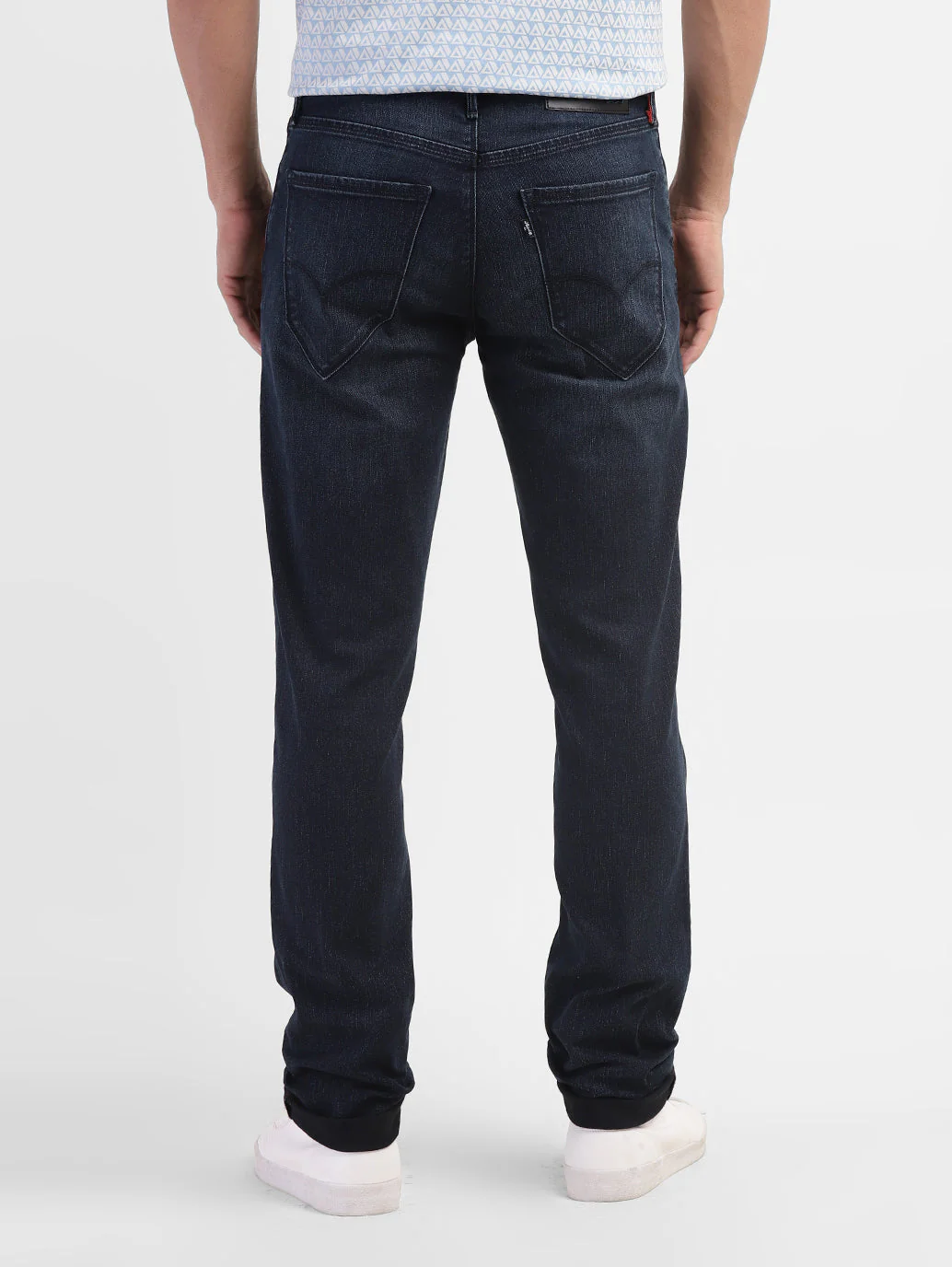 Men's Redloop 511 Indigo Slim Fit Mid Rise Jeans - Image 3