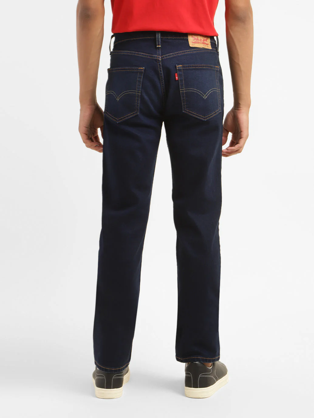 Men's 511 Blue Slim Fit Mid Rise Jeans - Image 3