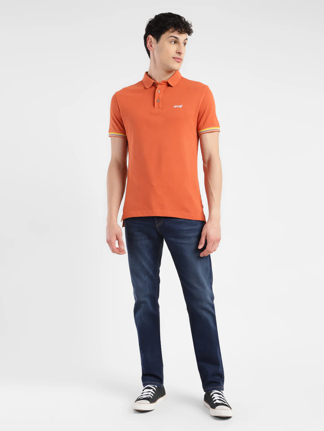 Men's 511 Blue Slim Fit Mid Rise Jeans - Image 8