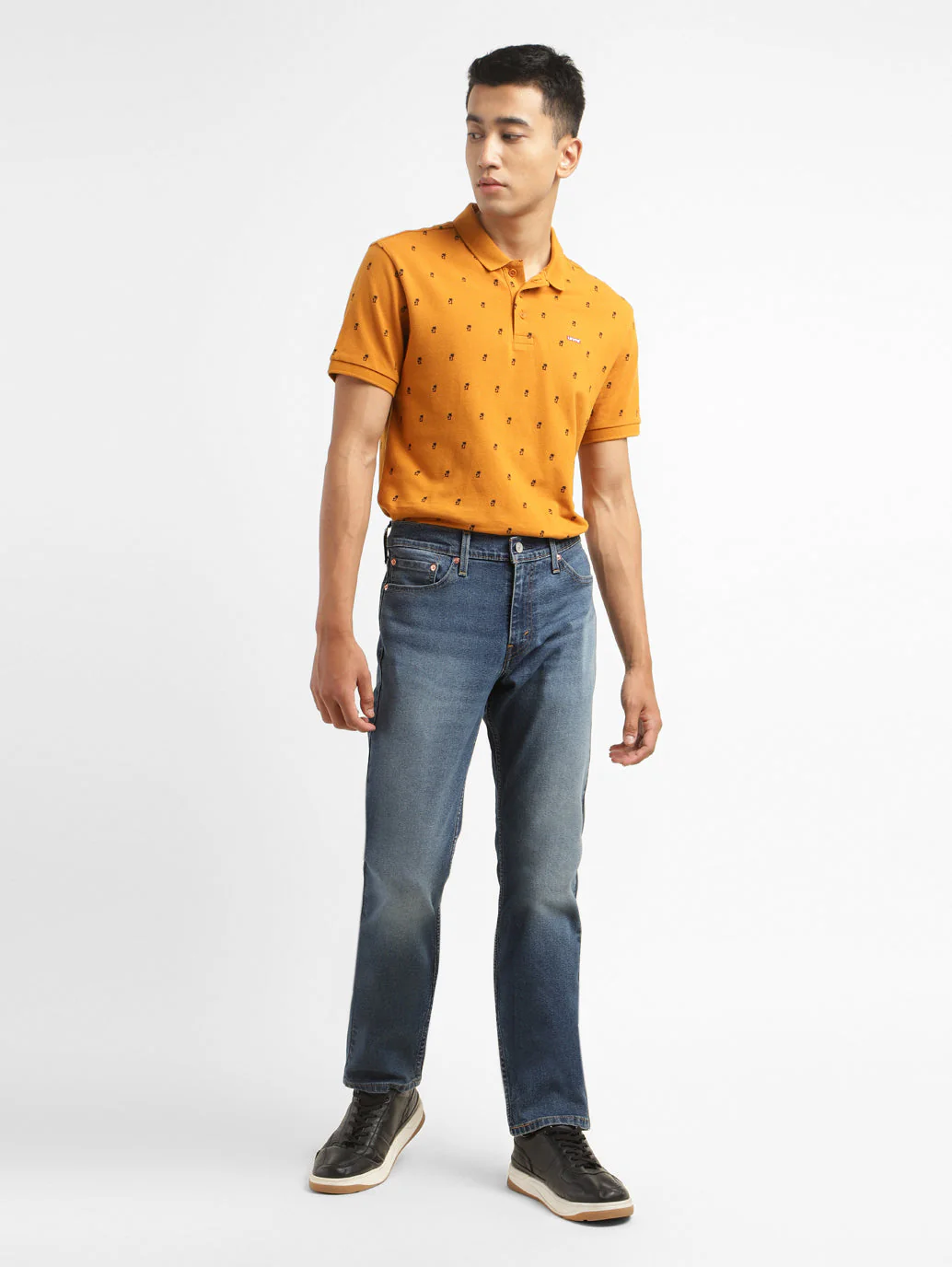 Men's 511 Blue Slim Fit Mid Rise Jeans - Image 2