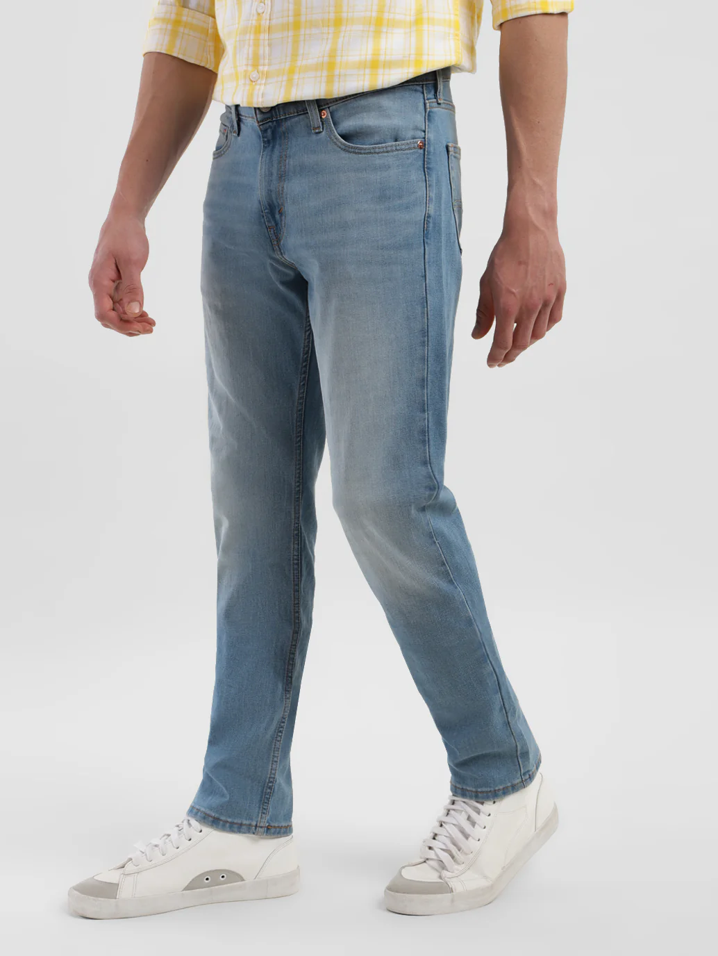 Men's 511 Blue Slim Fit Mid Rise Jeans - Image 5