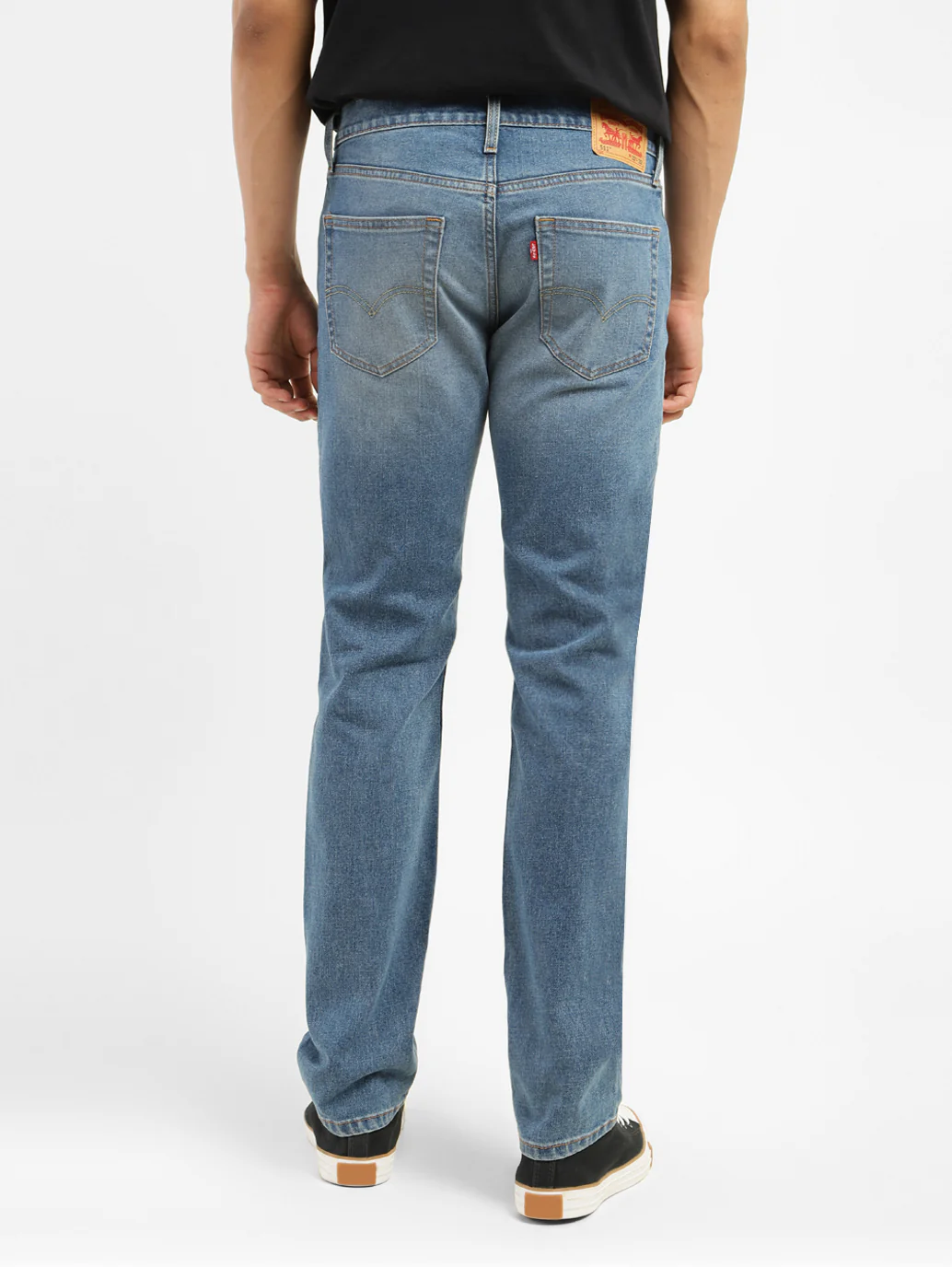 Men's 511 Blue Slim Fit Mid Rise Jeans - Image 2