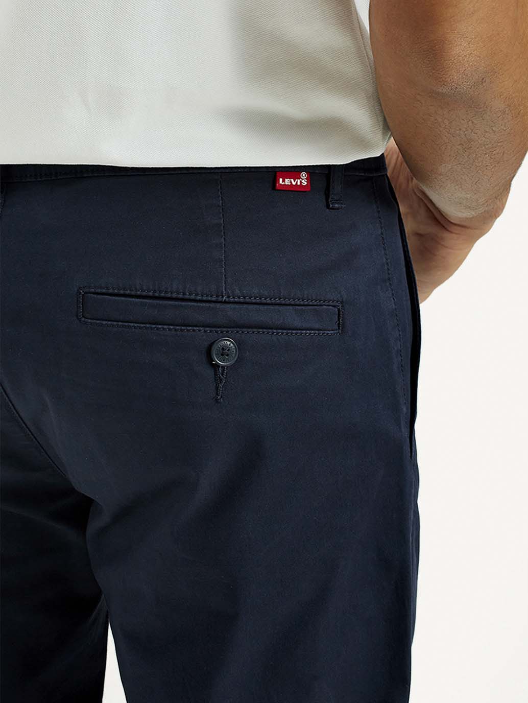 Men's 511 Dark Blue Slim Fit Mid Rise Chinos - Image 3