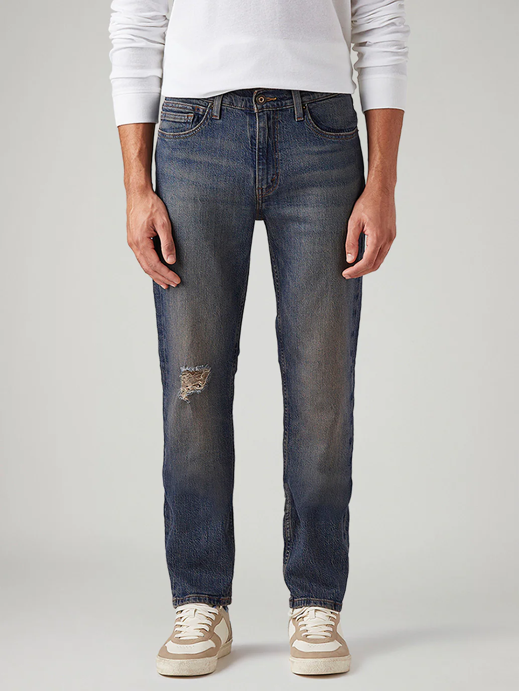 Men's 511 Blue Slim Fit Mid Rise Jeans - Image 3