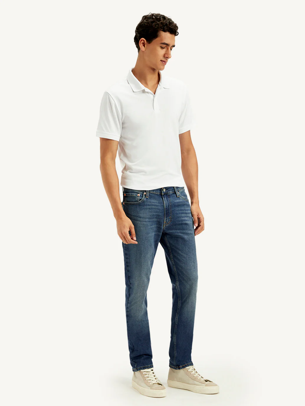 Men's 511 Blue Slim Fit Mid Rise Jeans - Image 2