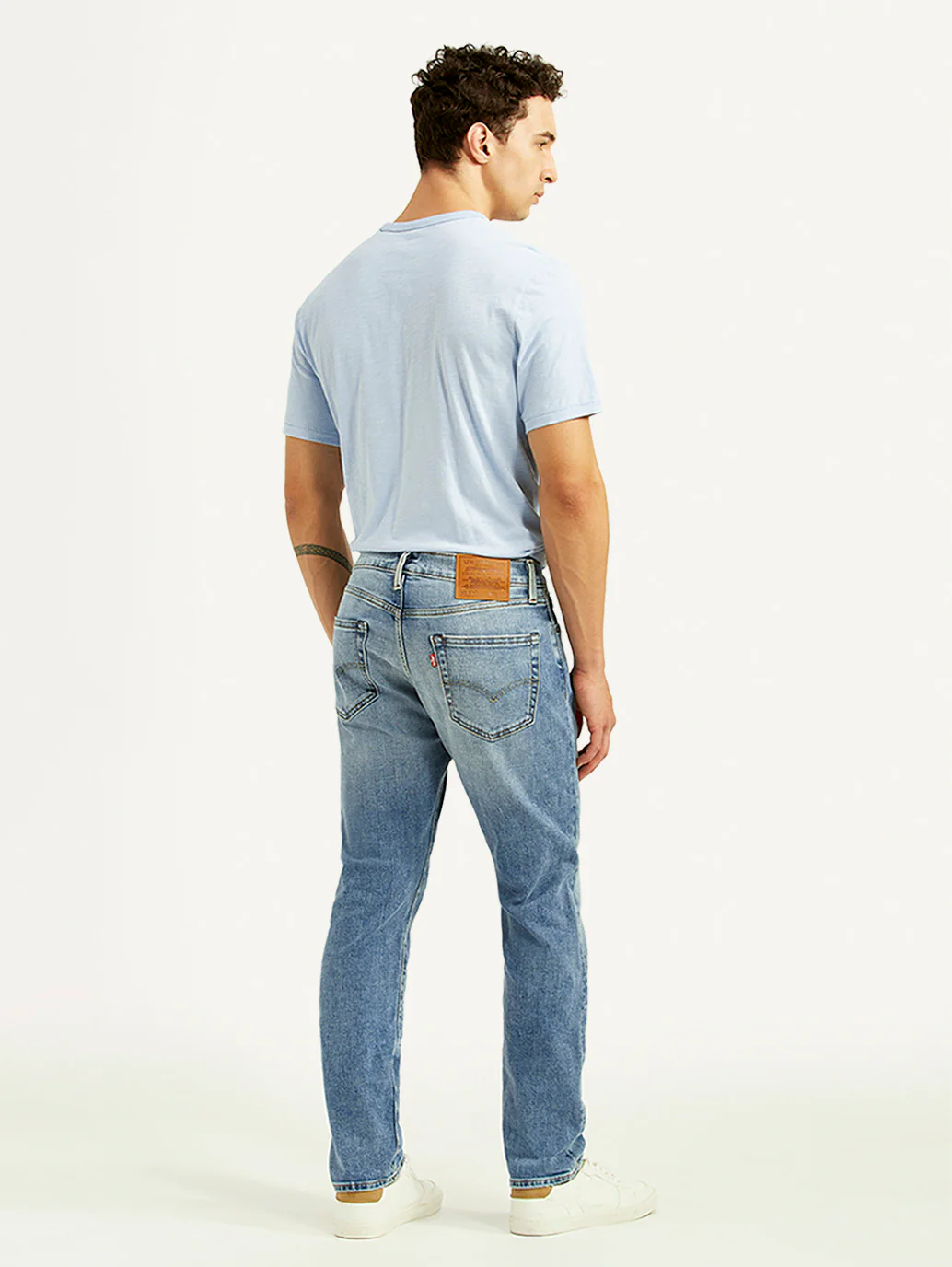 Men's 511 Blue Slim Fit Mid Rise Selvedge Jeans - Image 2