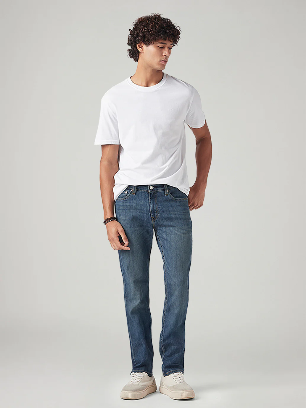 Men's 511 Blue Slim Fit Mid Rise Jeans