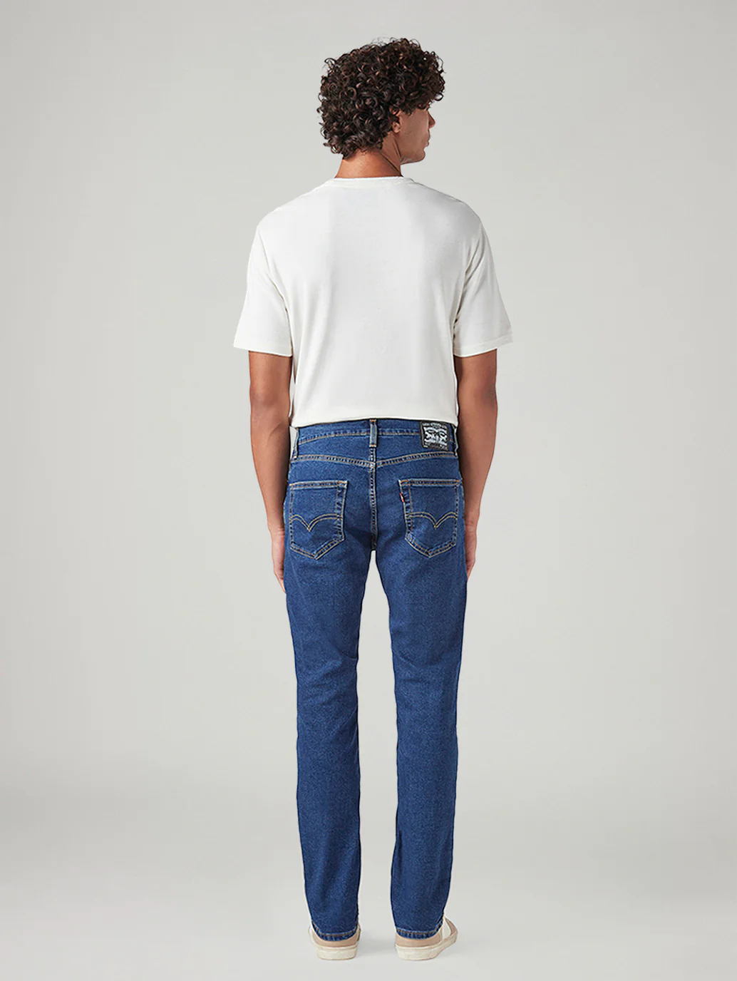 Men's 511 Blue Slim Fit Mid Rise Jeans - Image 5