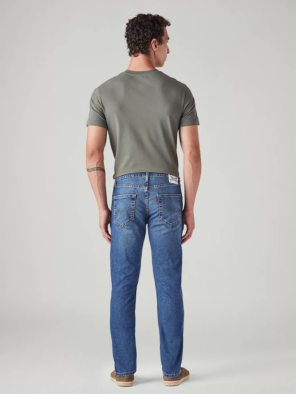 Men's 511 Dark Indigo Slim Fit Mid Rise Jeans - Image 5
