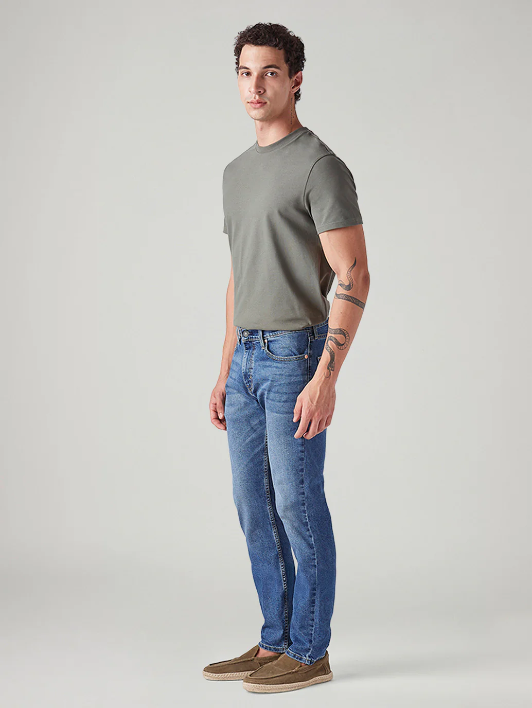 Men's 511 Dark Indigo Slim Fit Mid Rise Jeans - Image 7
