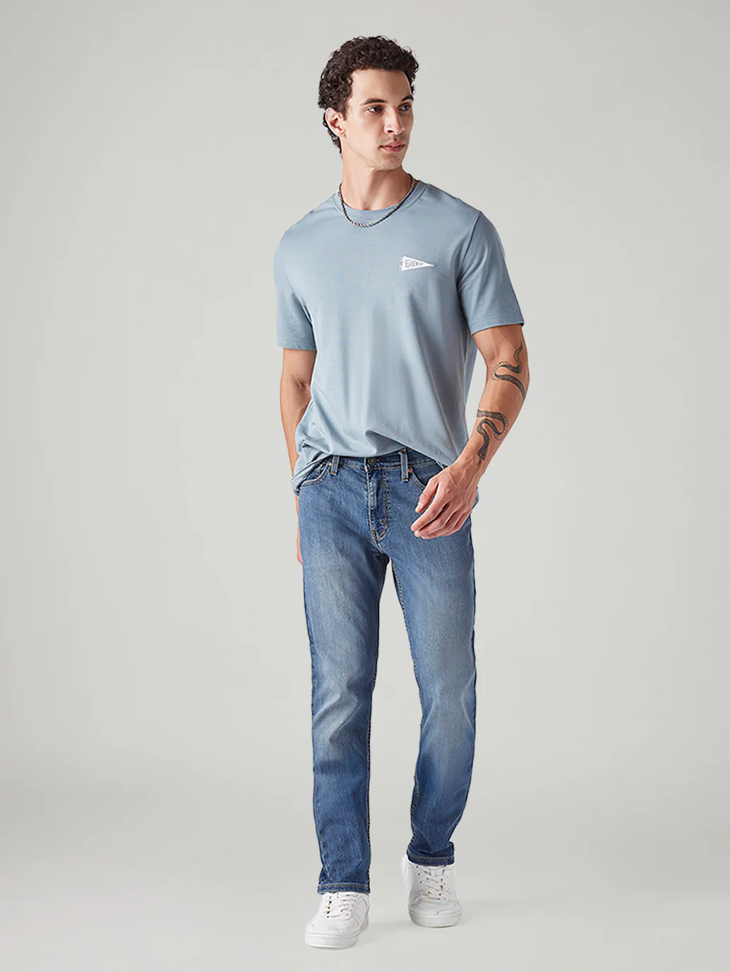 Men's 511 Med Indigo Slim Fit Mid Rise Jeans