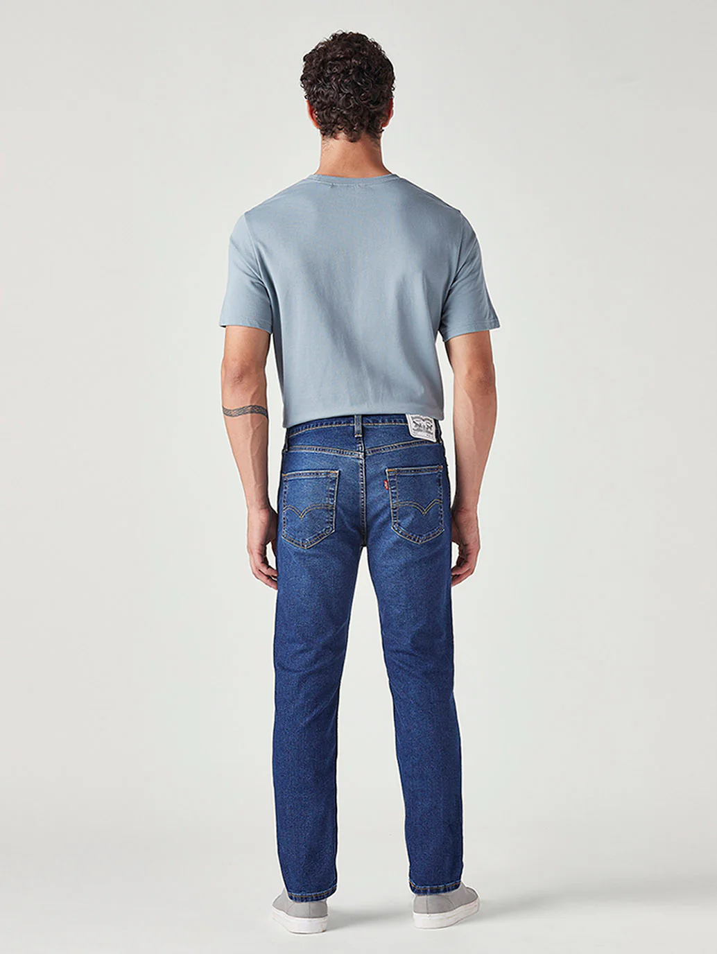 Men's 511 Dark Indigo Slim Fit Mid Rise Jeans - Image 5