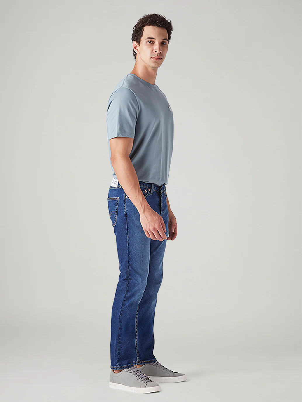 Men's 511 Dark Indigo Slim Fit Mid Rise Jeans - Image 7