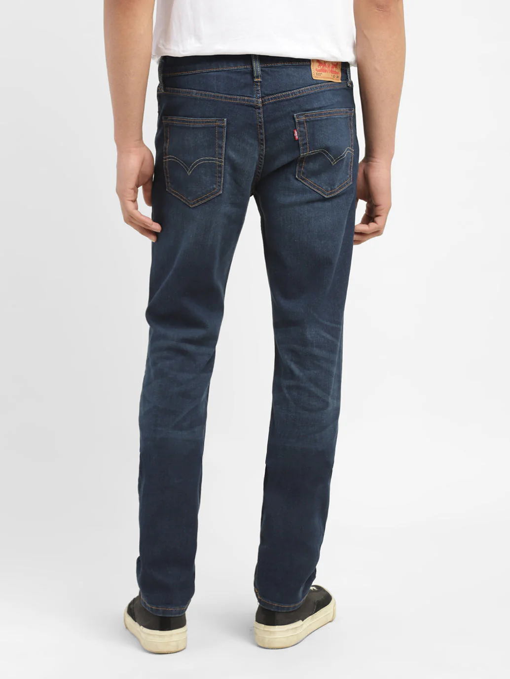 Men's 511 Blue Slim Fit Mid Rise Jeans - Image 3