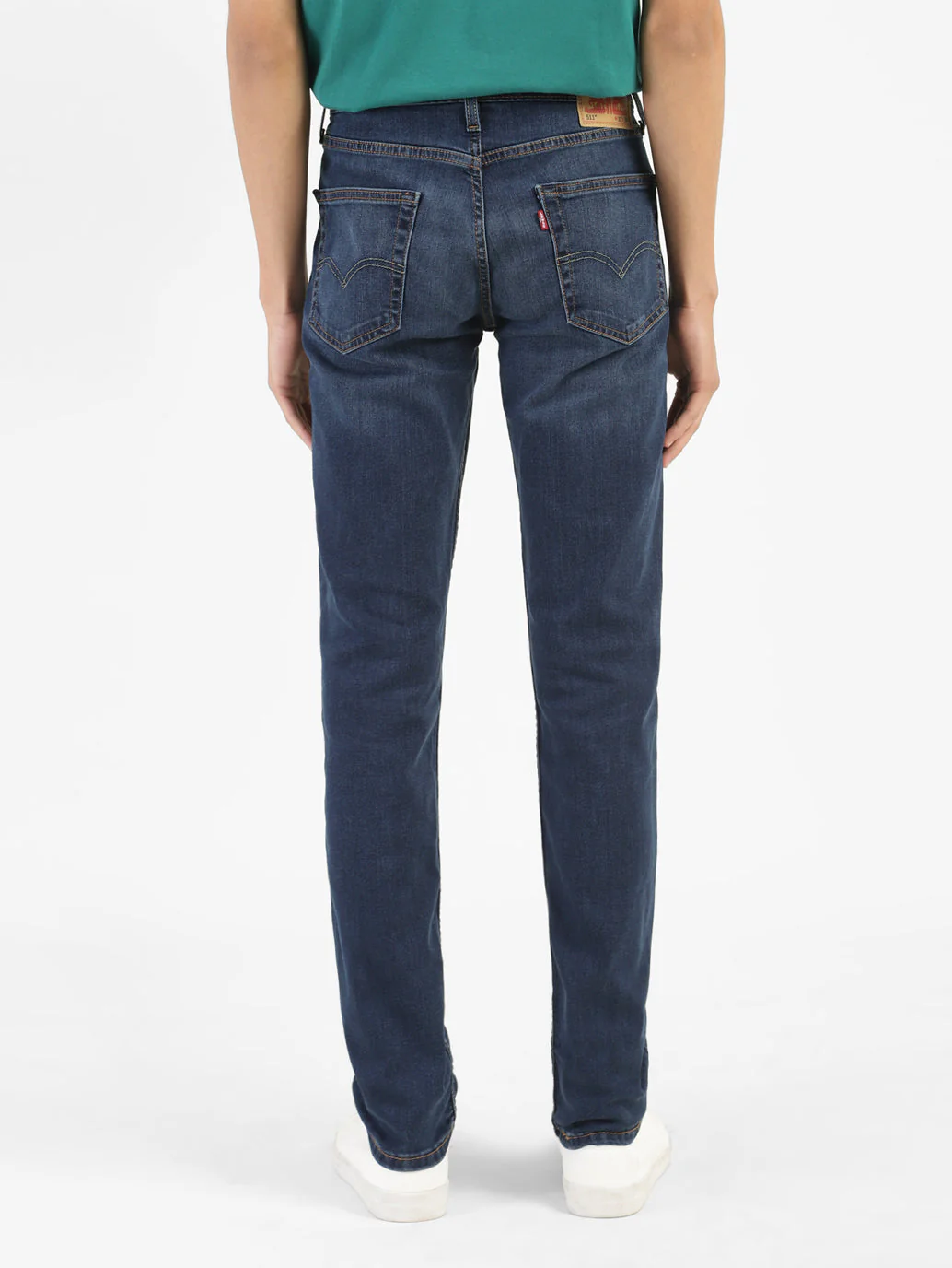 Men's 511 Blue Slim Fit Mid Rise Jeans - Image 3