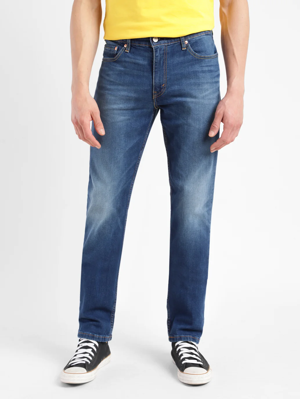 Men's 511 Blue Slim Fit Mid Rise Jeans
