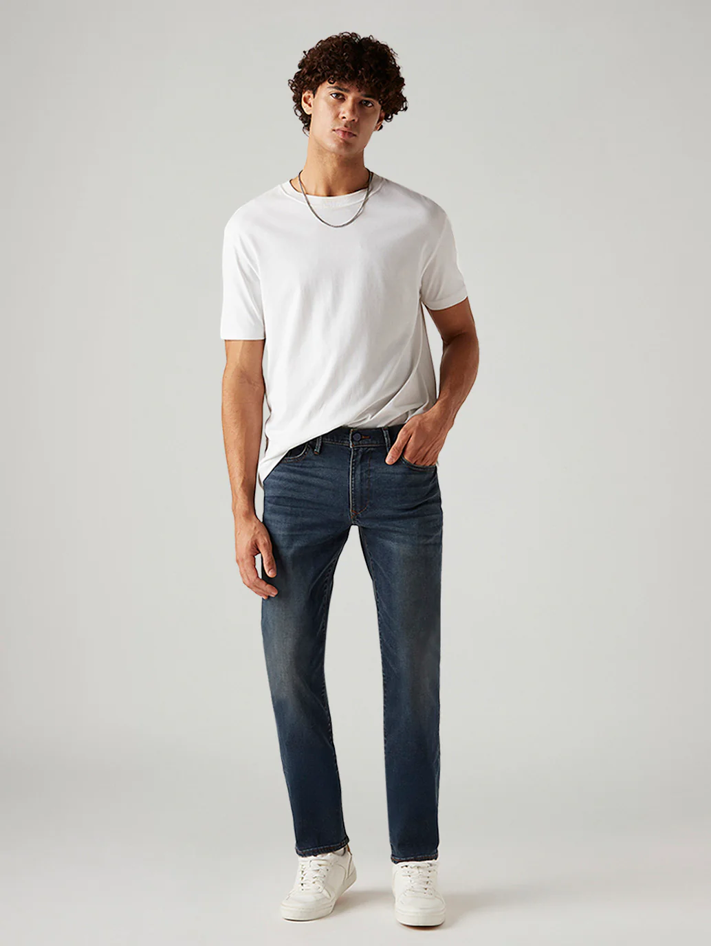 Men's 511 Dark Blue Slim Fit Innovation Stretch Jeans