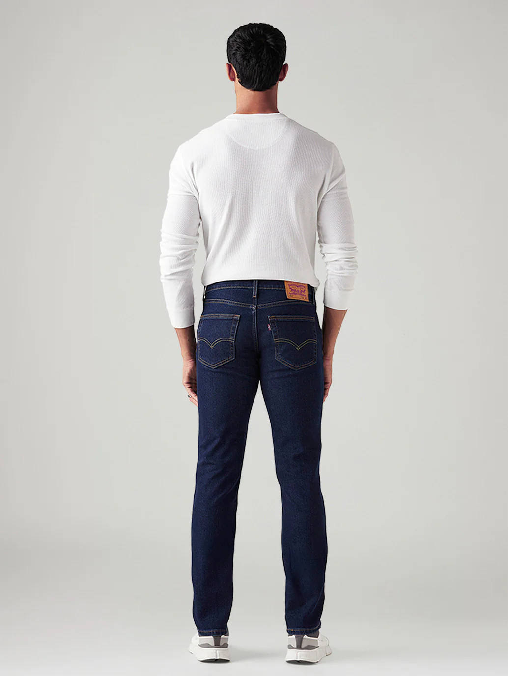 Men's 511 Dark Blue Slim Fit Mid Rise Jeans - Image 5