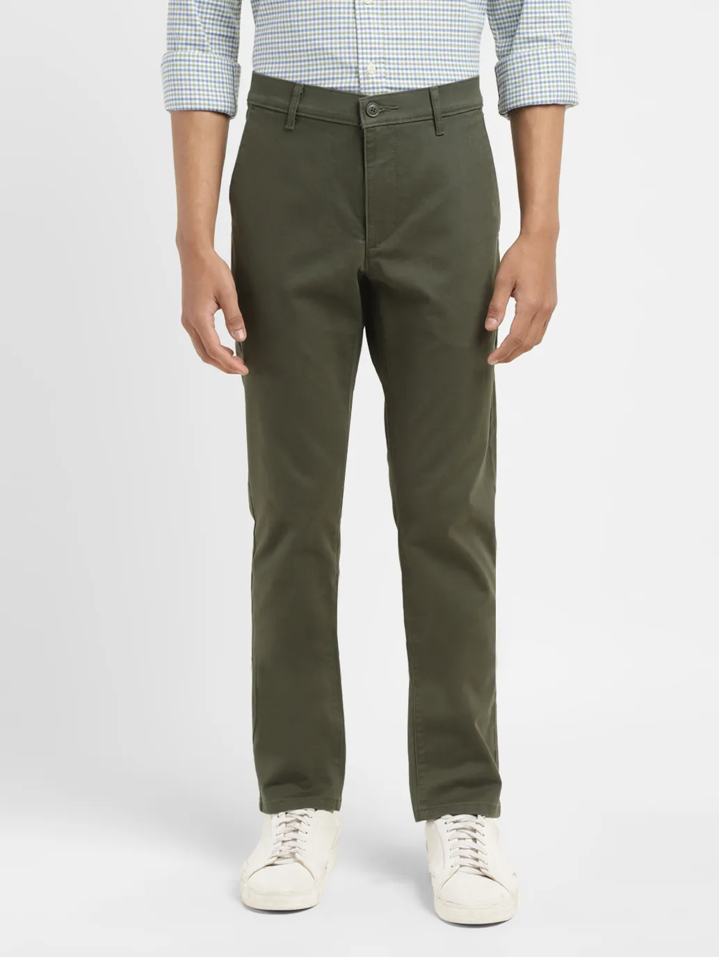 Men's 511 Dark Green Slim Fit Chinos - Image 2