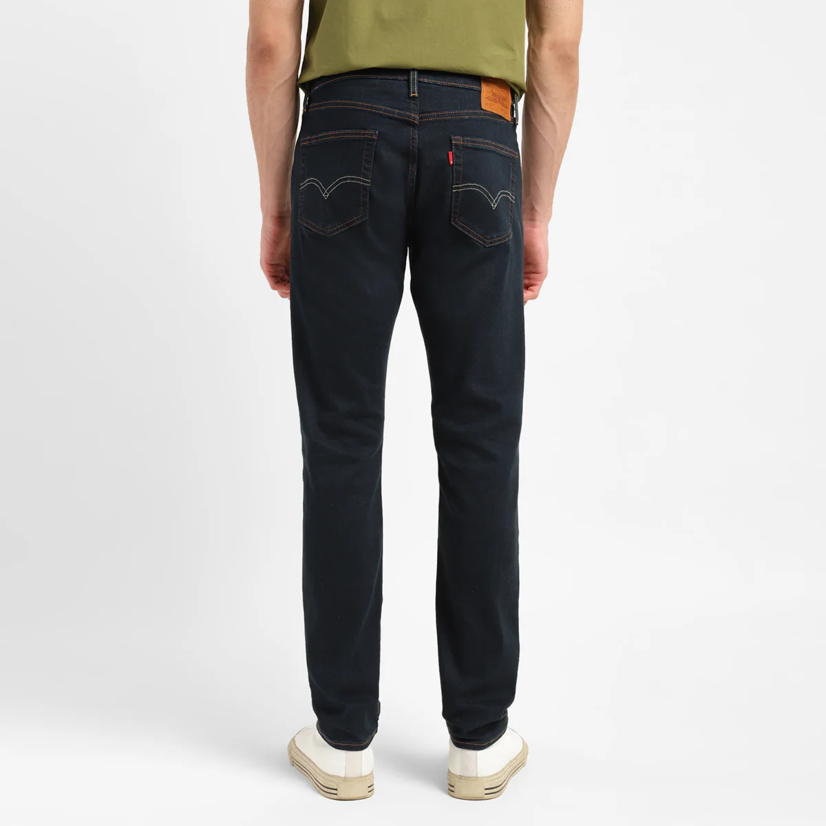 Men's 511 Blue Slim Fit Mid Rise Jeans - Image 6