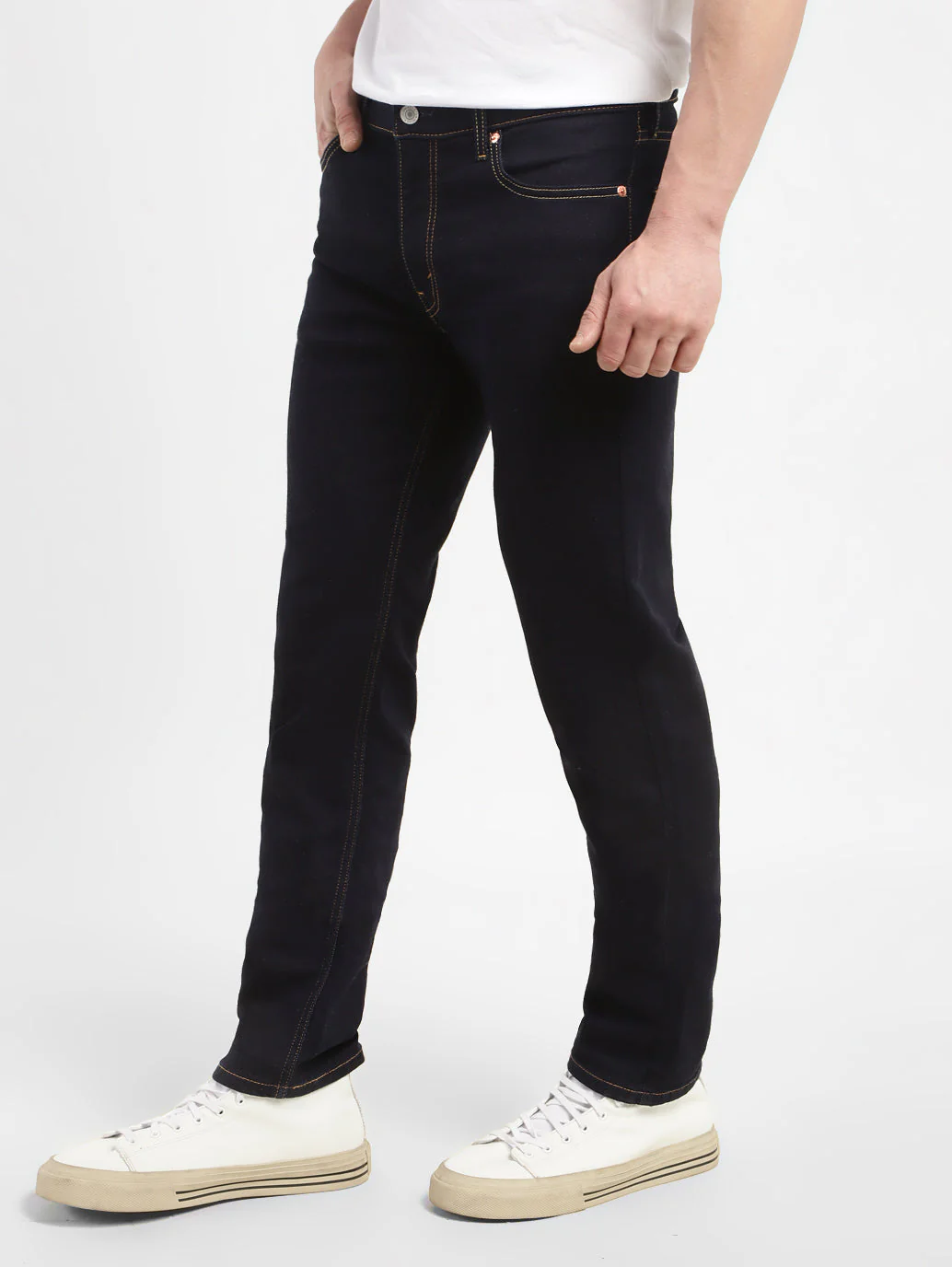 Men's 511 Blue Slim Fit Mid Rise Jeans - Image 5