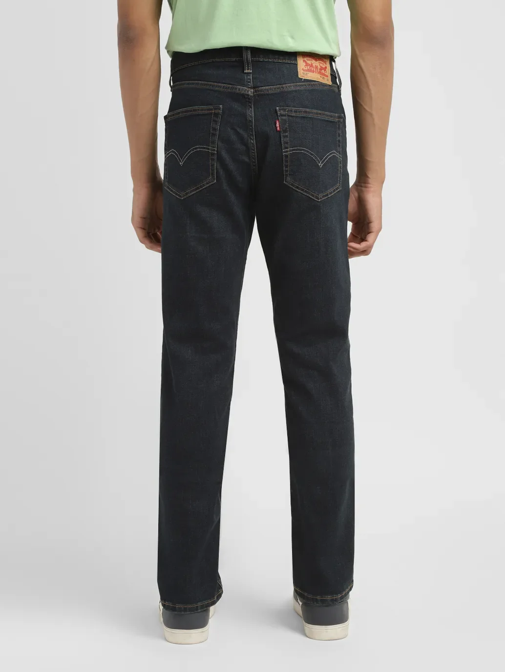 Men's 511 Blue Slim Fit Mid Rise Jeans - Image 3