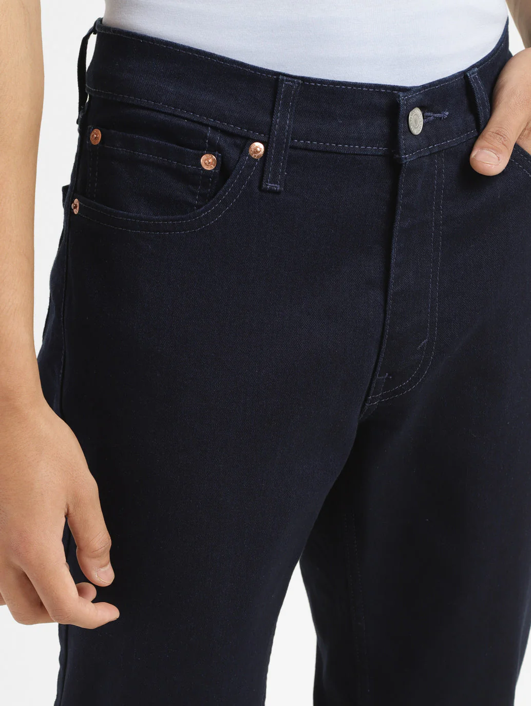 Men's 511 Blue Slim Fit Mid Rise Jeans - Image 7