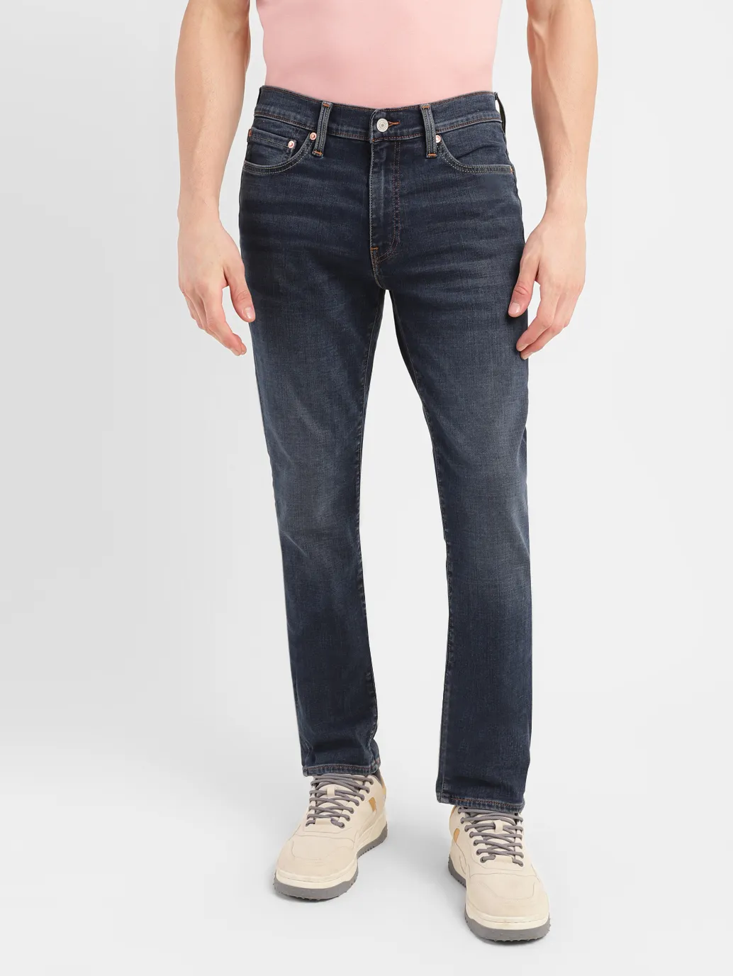 Men's 511 Dark Indigo Slim Fit Mid Rise Jeans - Image 2