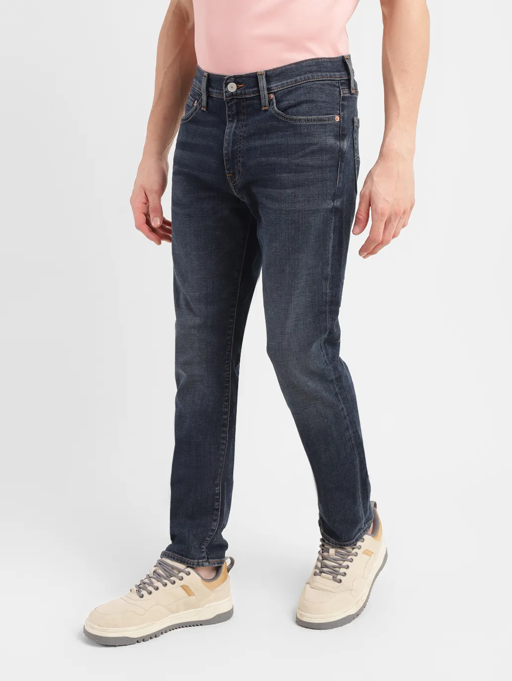 Men's 511 Dark Indigo Slim Fit Mid Rise Jeans - Image 5