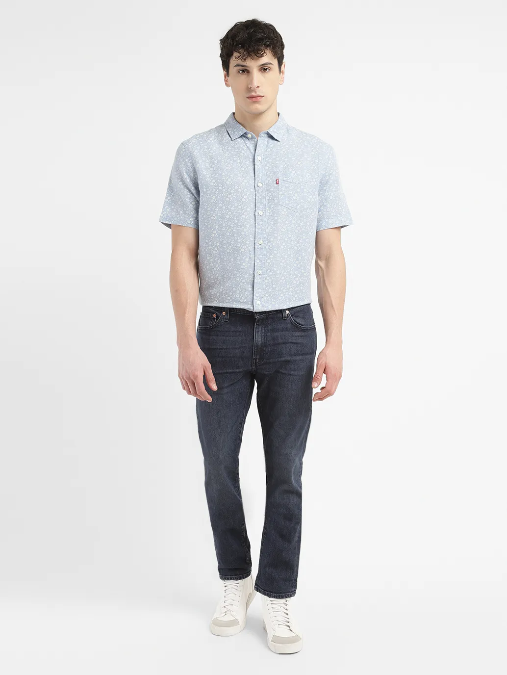 Men's 511 Blue Slim Fit Mid Rise Jeans