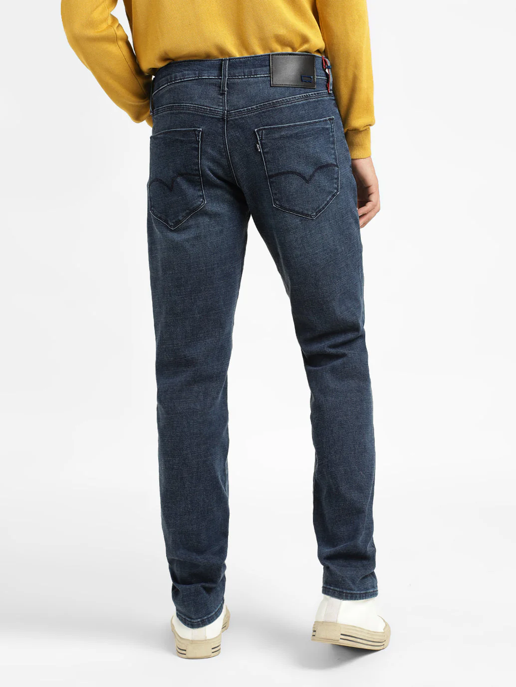 Men's Redloop 511 Blue Slim Fit Mid Rise Jeans - Image 3