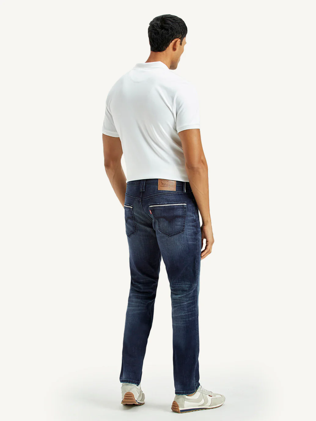 Men's 511 Dark Indigo Slim Fit Mid Rise Jeans - Image 5