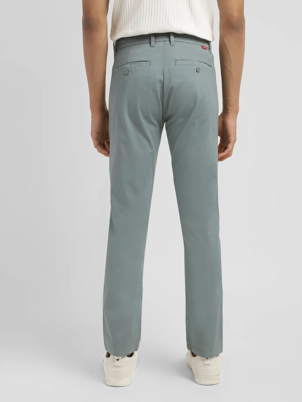 Men's 511 Light Grey Slim Fit Chinos - Image 3