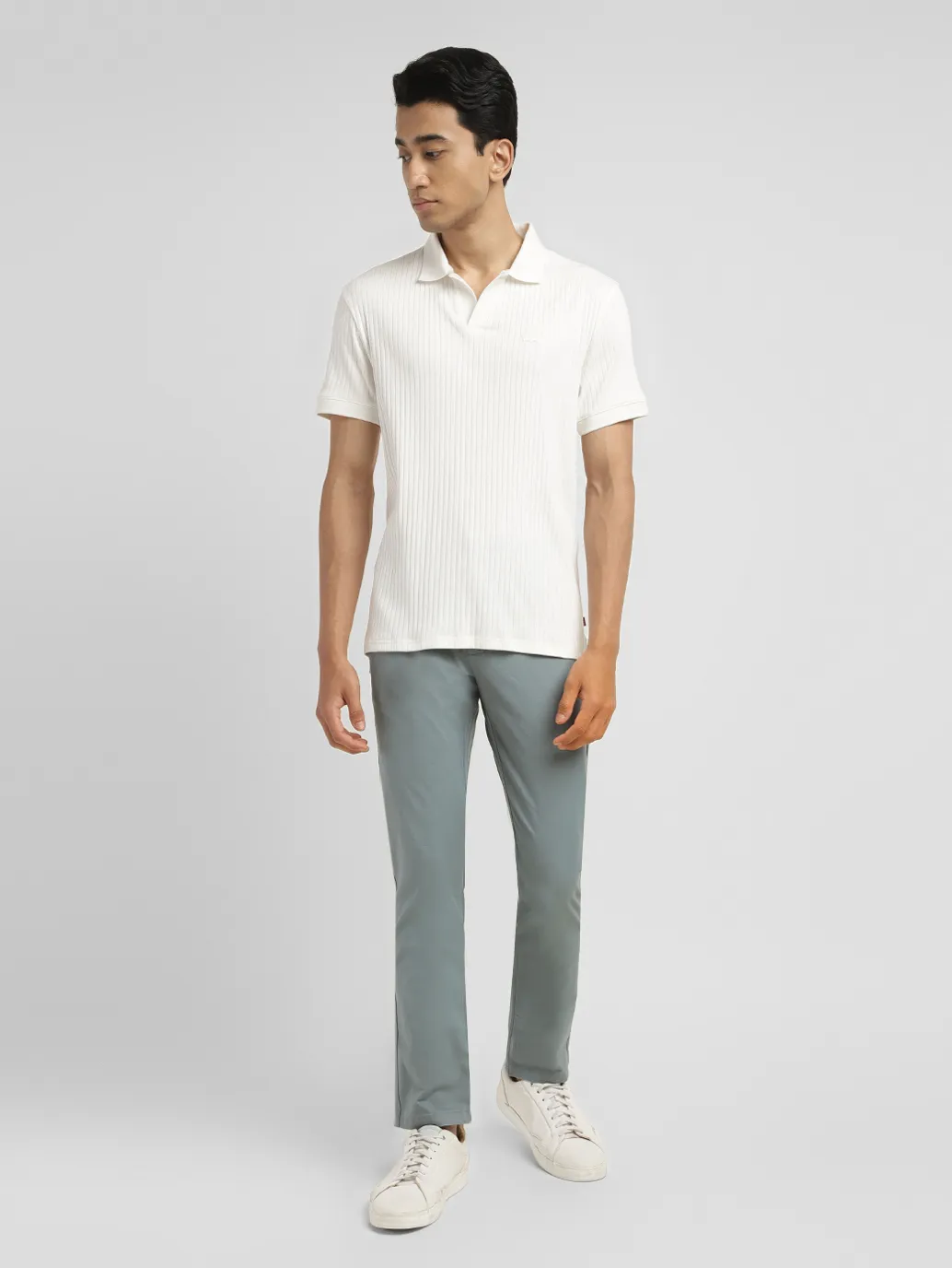 Men's 511 Light Grey Slim Fit Chinos - Image 8