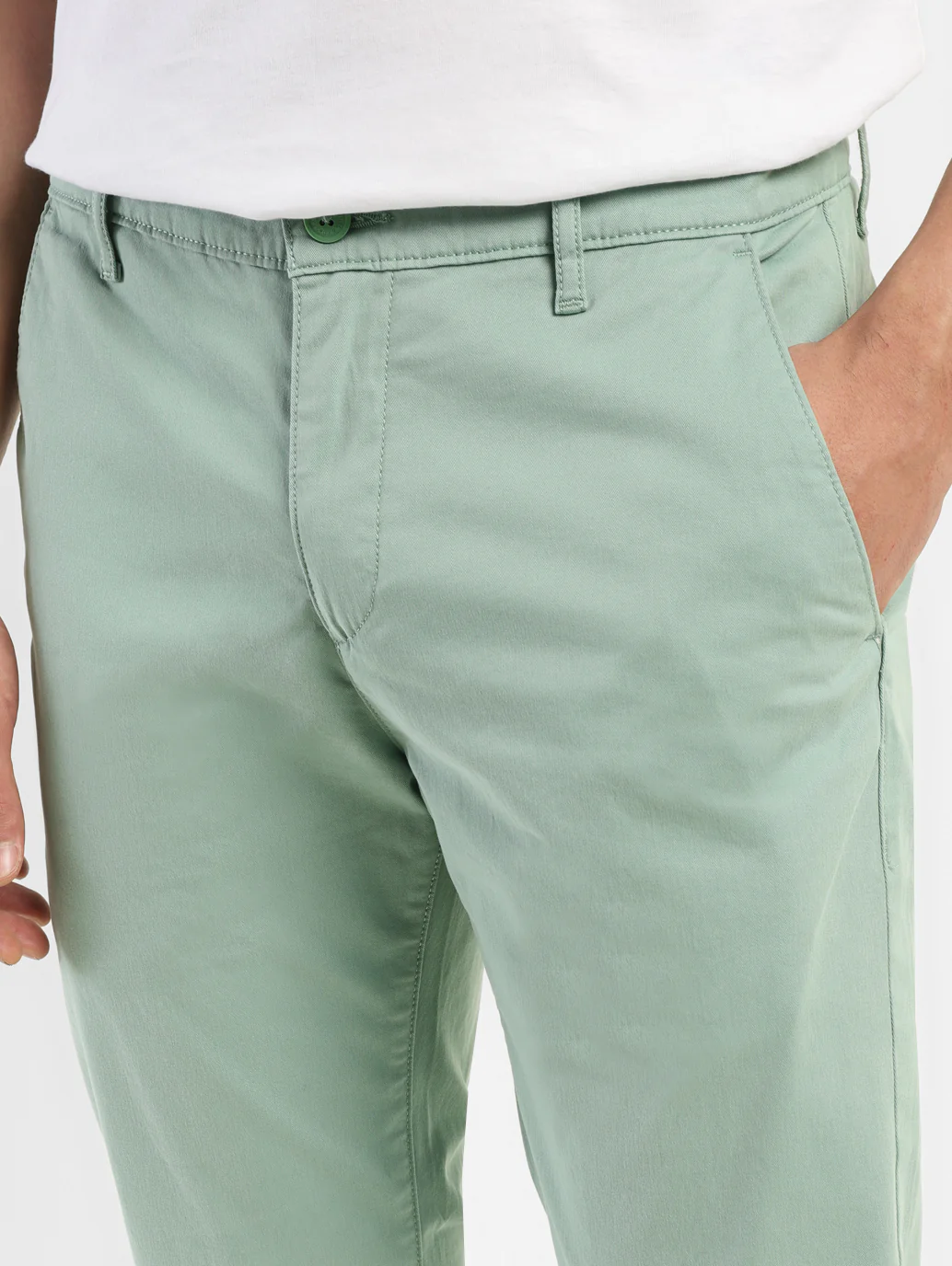 Men's 511 Green Slim Fit Chinos - Image 9