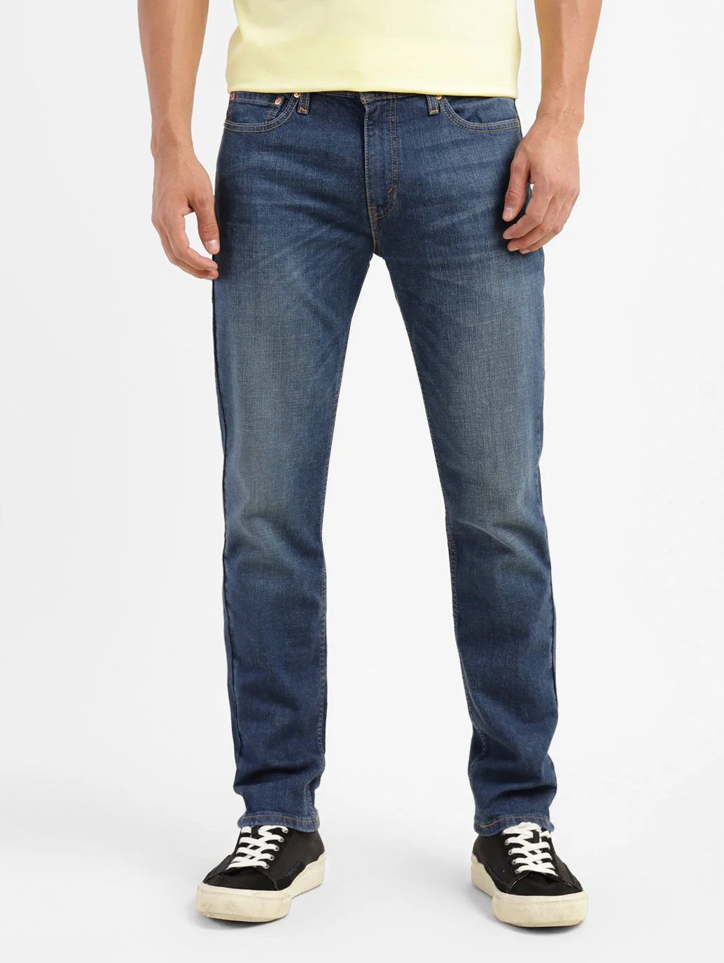 Men's 511 Blue Slim Fit Mid Rise Jeans - Image 2