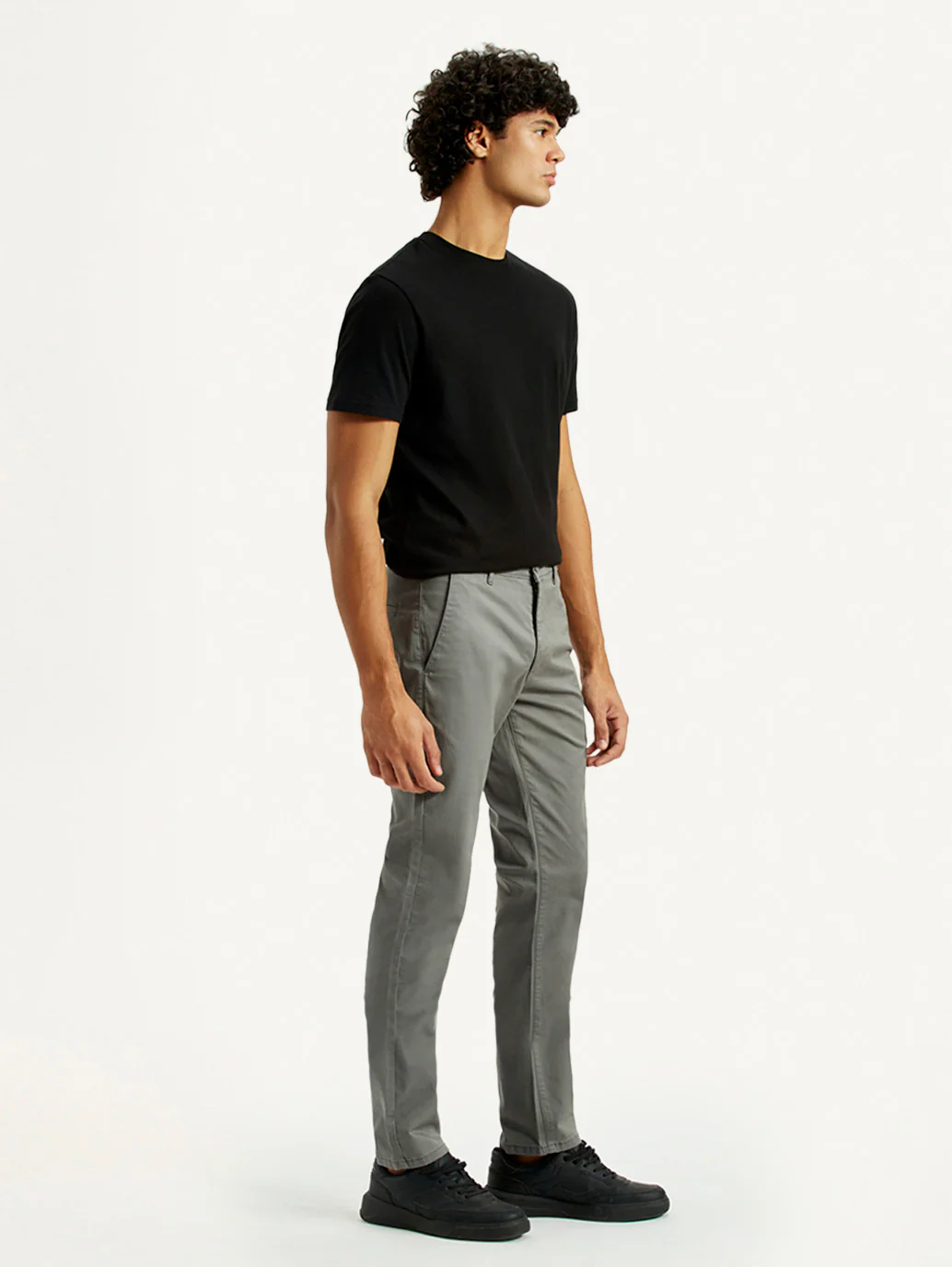 Men's 511 Grey Slim Fit Mid Rise Chinos - Image 6