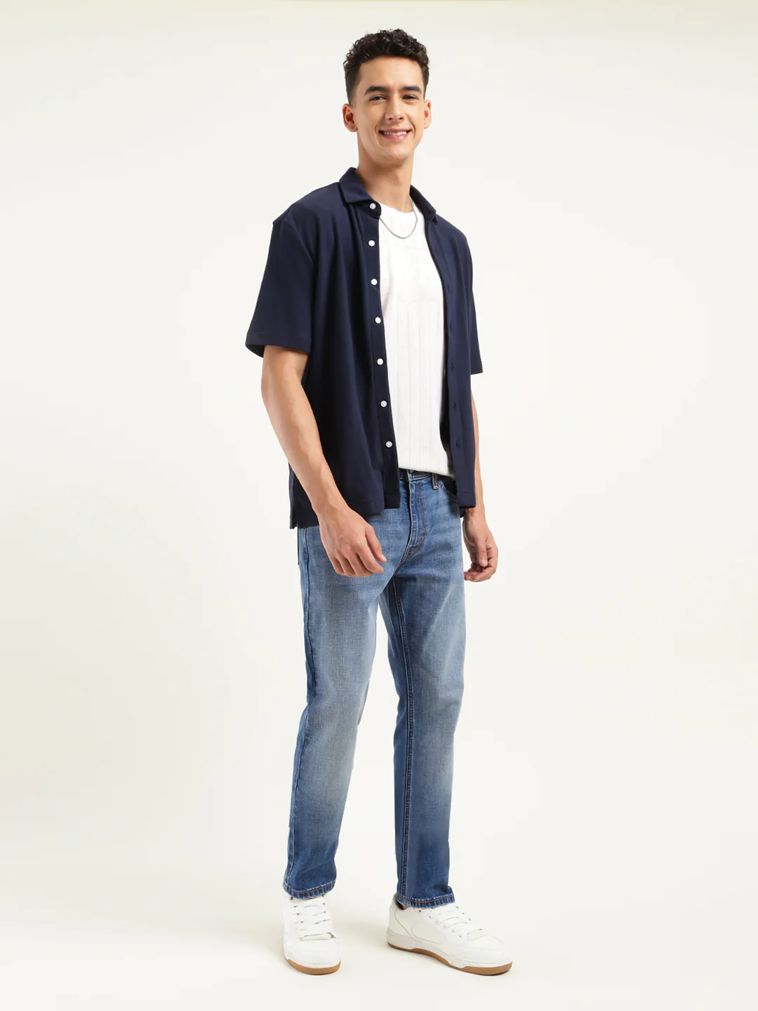 Men's 511 Blue Slim Fit Mid Rise Jeans
