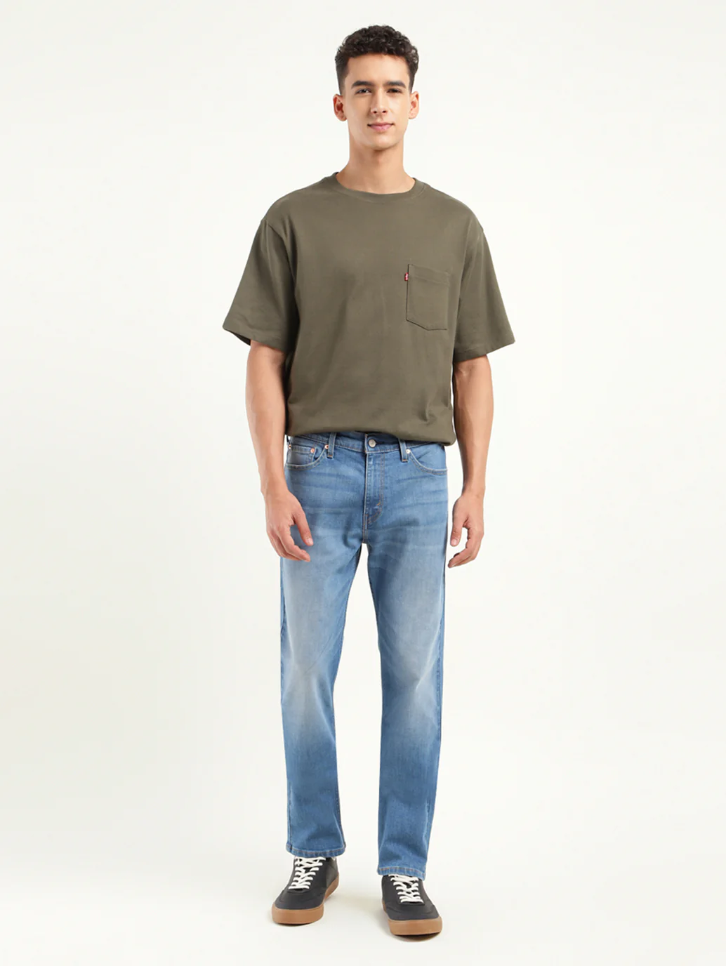 Men's 511 Blue Slim Fit Mid Rise Jeans - Image 6