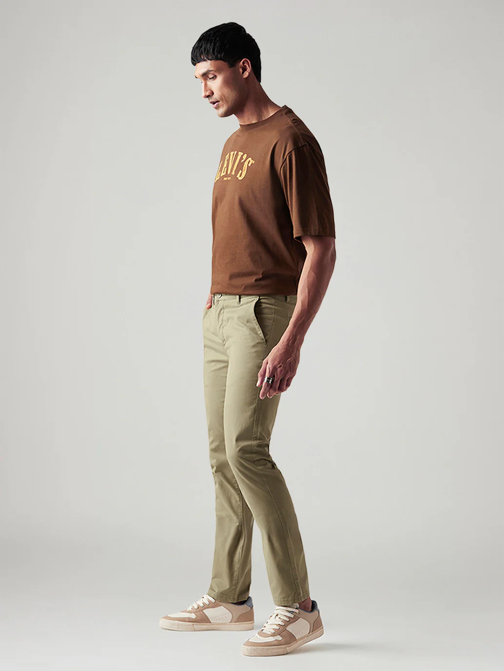 Men's 511 Khaki Slim Fit Mid Rise Chinos - Image 7